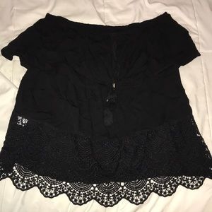 Off the shoulder top!